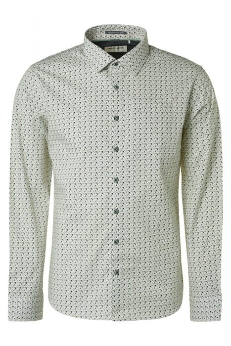 SHIRT STRETCH ALLOVER PRINTED BLACK 1