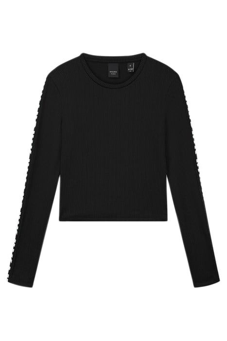 STELLA RIB T-SHIRT BLACK 2