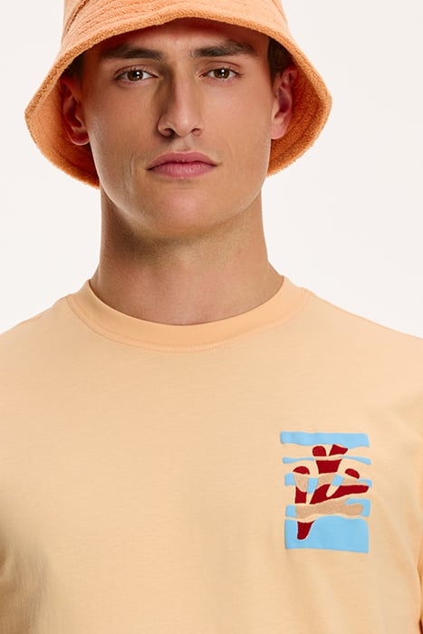 MEN CORAL CHEST T-SHIRT CAYMAN PEACH 5