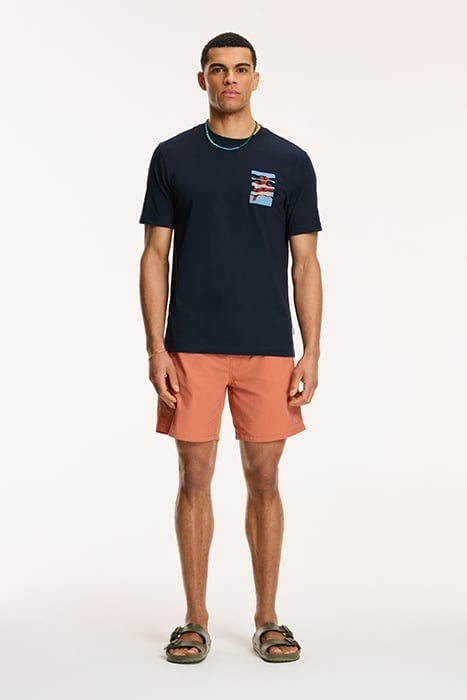 MEN CORAL CHEST T-SHIRT DARK NAVY 3