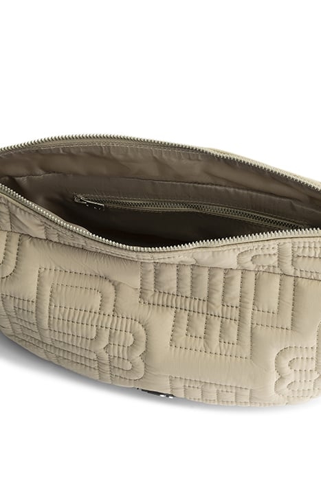 MONOGRAM QUILTED SLING BAG BROWN 2