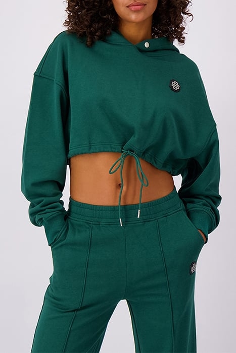 MONOGRAM HOODIE DARK GREEN 1