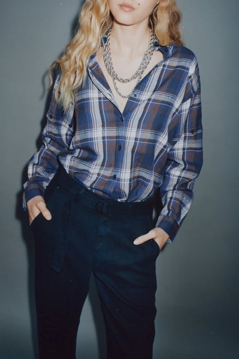 GARNET CHECKED SHIRT 6