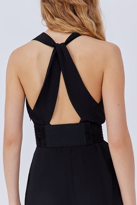 BLACK BACKLESS JUMPSUIT 5