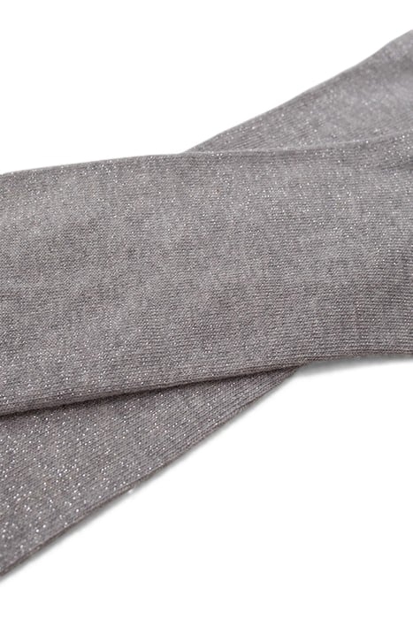 GIRLS’ GLITTERY SILVER KNIT TIGHTS 4