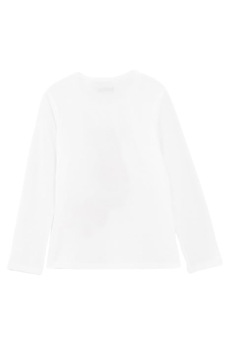 GIRLS’ OFF-WHITE LION-CHEERLEADER IMAGE T-SHIRT 2