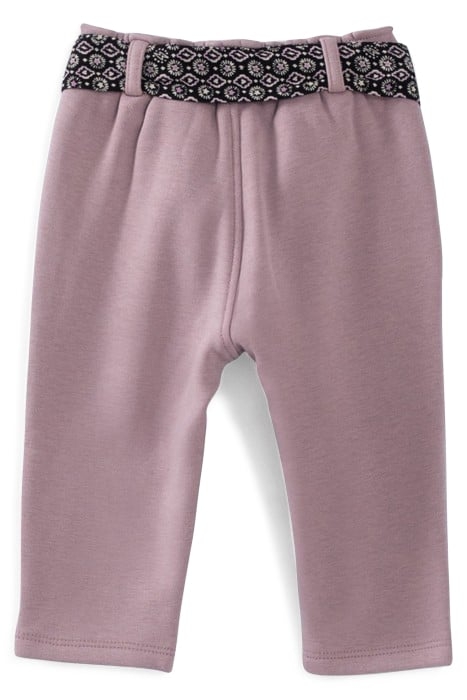BABY GIRLS’ VIOLET JOGGERS WITH SCARF BELT 2