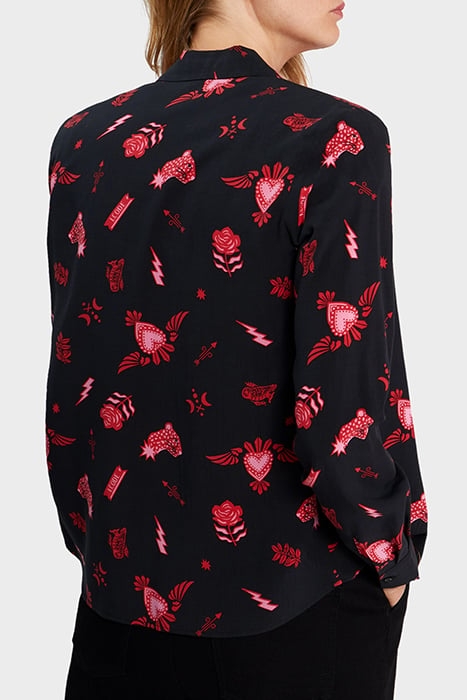 BLACK ALL-OVER ROCK SHIRT 2