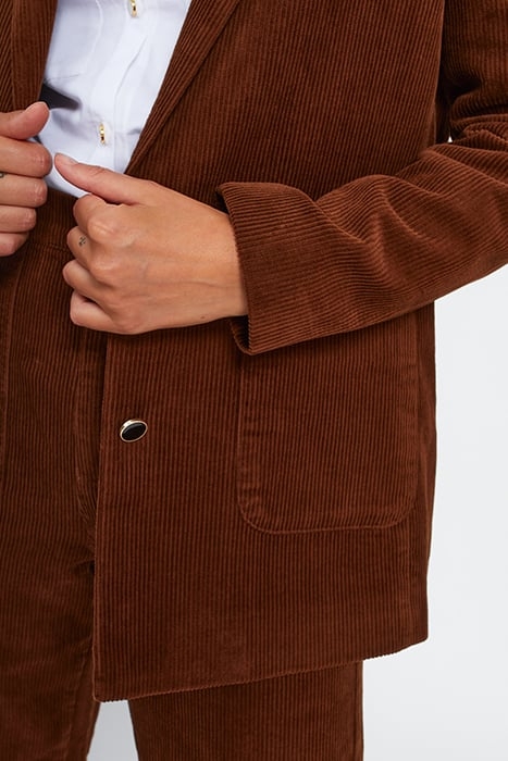 CHESTNUT CORDUROY SUIT JACKET 6