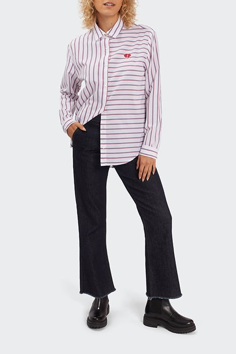 OFF-WHITE SHIRT WITH TWO-TONE STRIPES 3