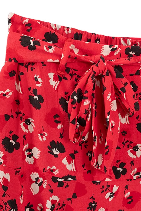 FLASH PINK ROCK FLORAL PRINT SHORT SKIRT 6