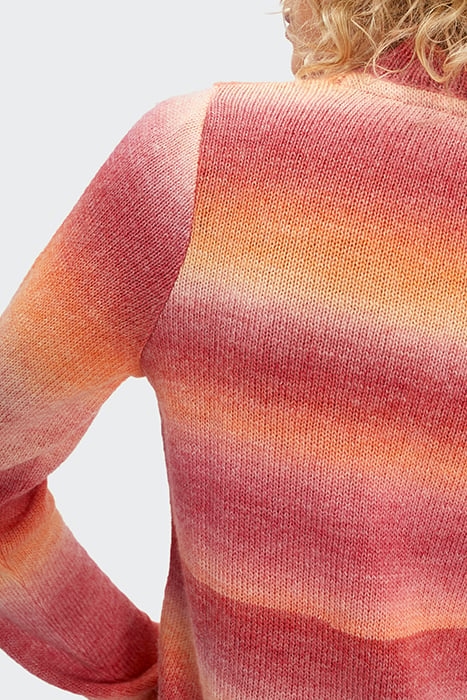 SOFT PUMPKIN KNIT SWEATER WITH RUFF COLLAR 4