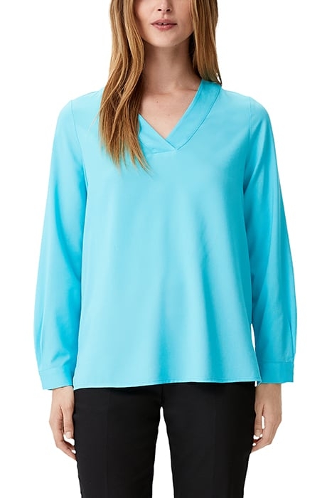 COMMA BLOUSES BLUE GREEN 1