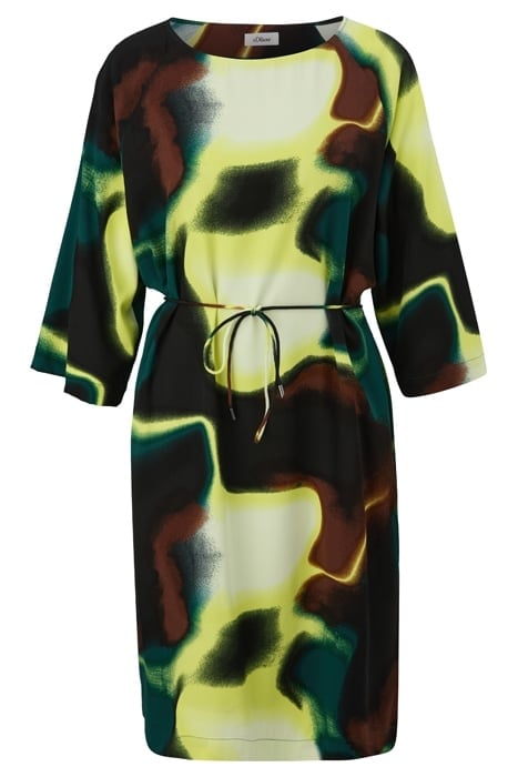 S.OLIVER DRESSES GREY/BLACK 3