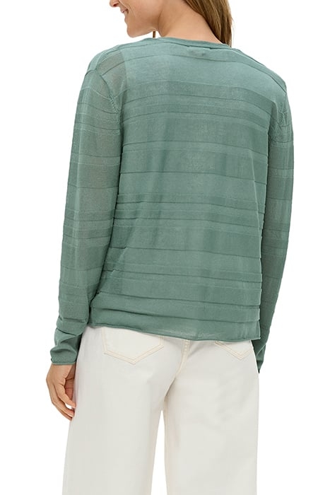 S.OLIVER PULLOVER BLUE GREEN 2
