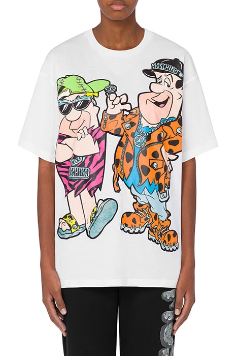 MOSCHINO X THE FLINTSTONES™ T-SHIRT WHITE 1