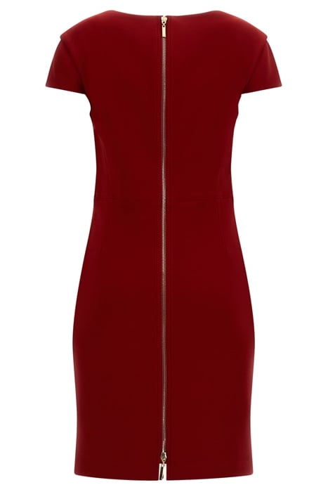 POLLY PENCIL DRESS LACQUER RED 2