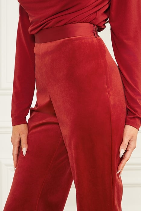 LILLI PANT LACQUER RED STRAIGHT 7
