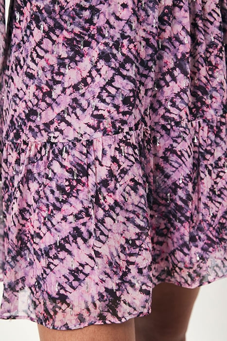 EMERALD RUFFLE DRESS MULTICOLOUR 5