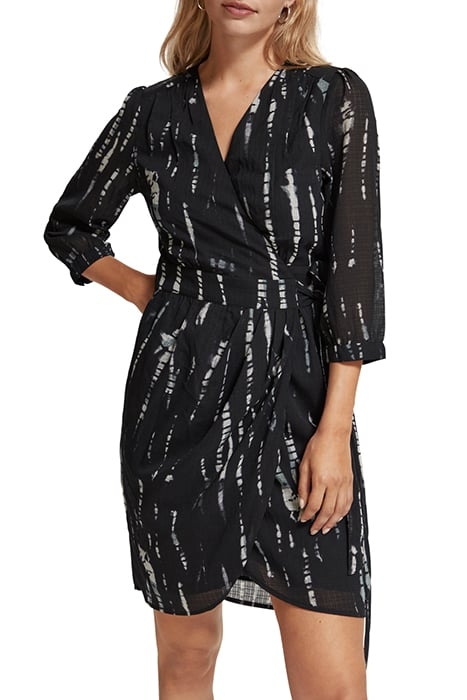 MINI WRAP DRESS TIE DYE ROPE 1