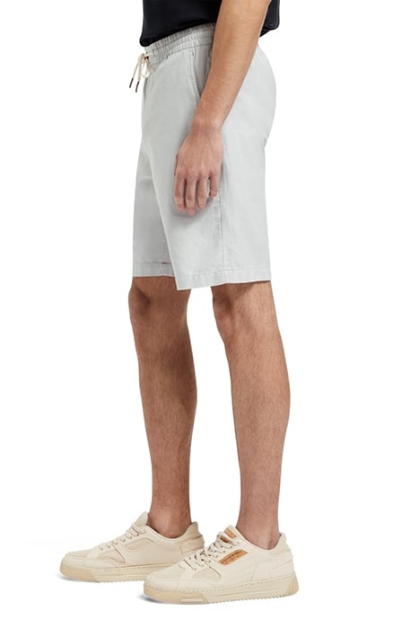 FAVE- COTTON/LINEN TWILL BERMU HERON GREY 6