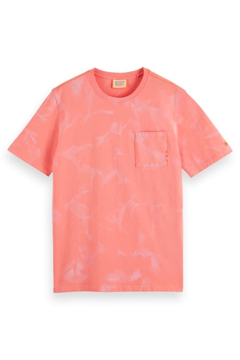 WASHED POCKET T-SHIRT CORAL REEF 1