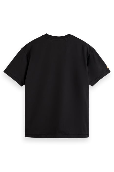 PALM TREE EMBROIDERY T-SHIRT BLACK 2