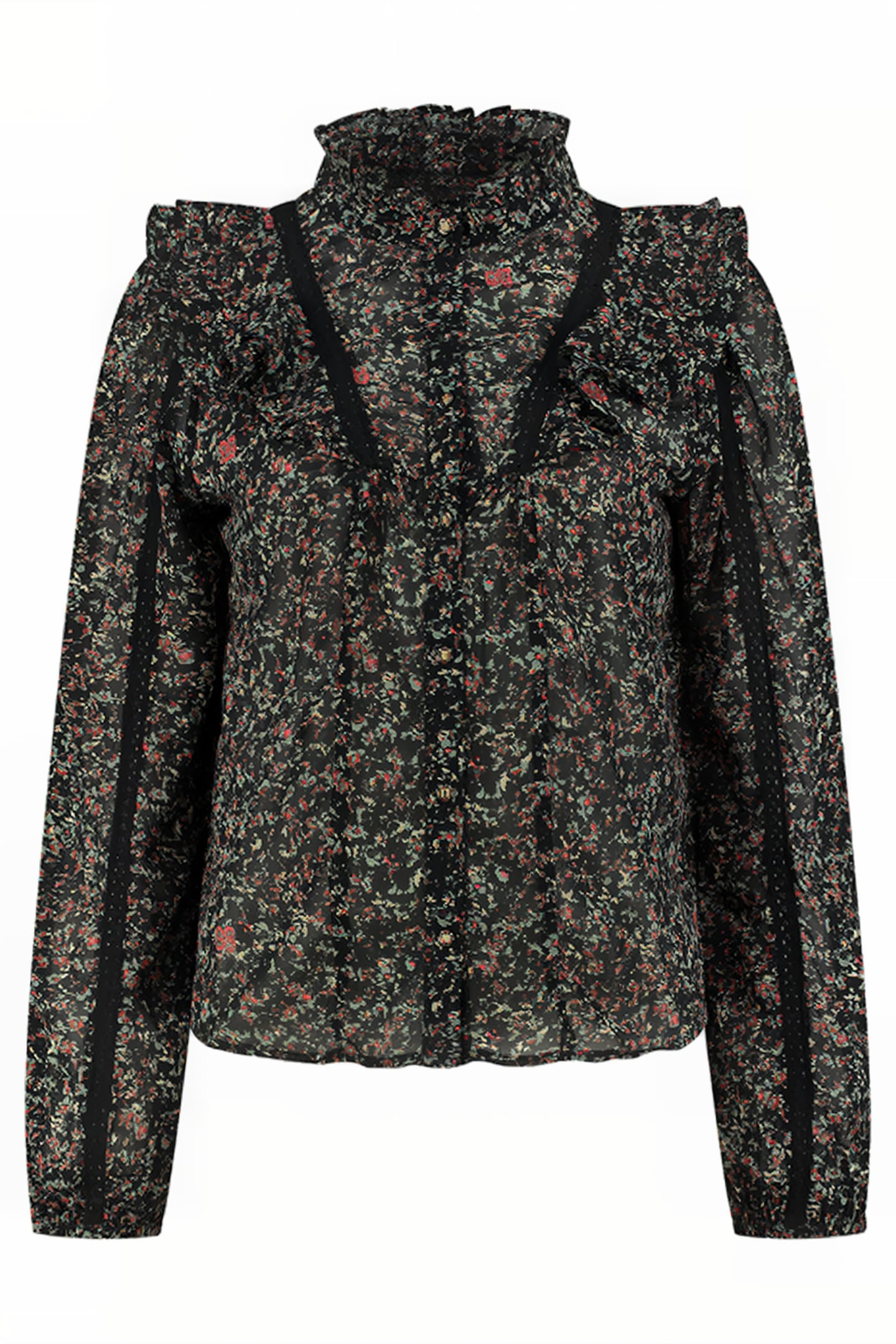 VERONA BLOUSE SAGE GREEN 1