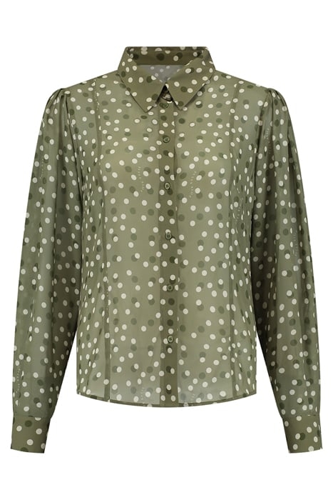 SIENNA BLOUSE OLIVE GREEN 1