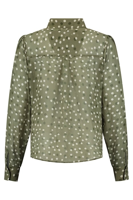 SIENNA BLOUSE OLIVE GREEN 2