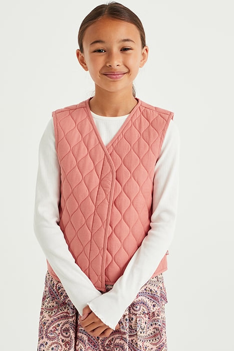 GILET OLD ROSE 1