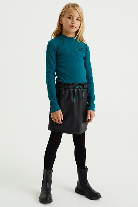 DRESS MID LENGTH GREEN BLUE 1