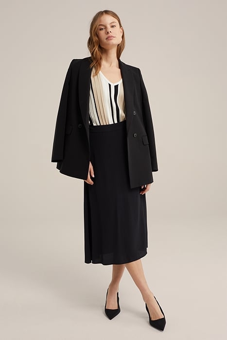 SKIRT MEDIUM LENGTH BLACK 3