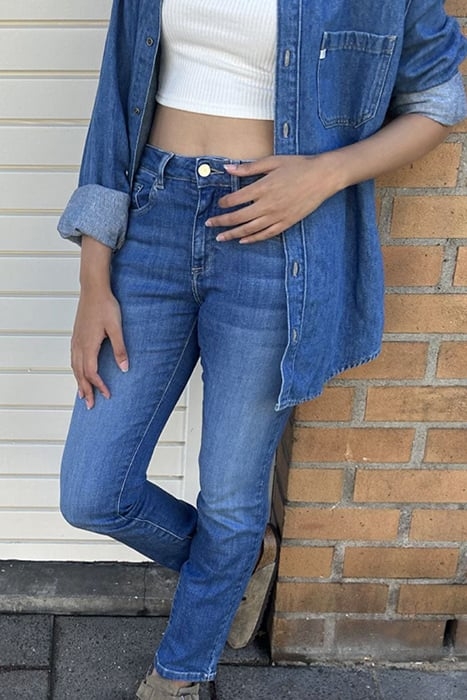 FAYE STRAIGHT - AUTHENTIC INDIGO CONTRAST 5