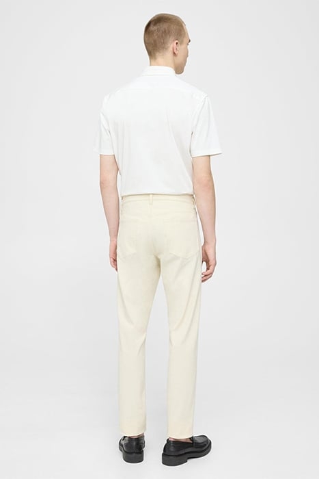 RAFFI 5-POCKET PANT IN NEOTERIC TWILL WARM IVORY 2