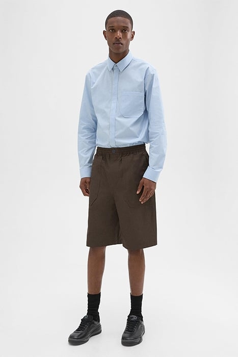 COTTON-BLEND PULL-ON SHORT DEEP TUNDRA 1