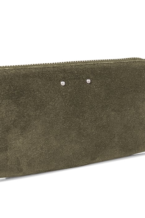 1440 COMPAGNON KAKI QUILTED CHEVRON WALLET KHAKI 6