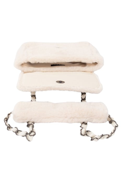 GIRLS’ PINK PLUSH HANDBAG WITH STAR BADGES BLUSH 5