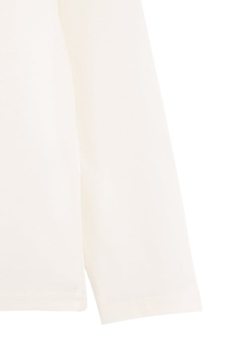 BOYS’ WHITE BASKETBALL PLAYER IMAGE T-SHIRT OFF-WHITE 4