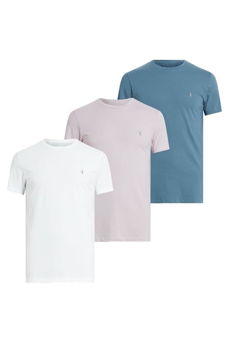 TONIC SS CREW 3 PK OPT WHT/LILAC/BLUE 4