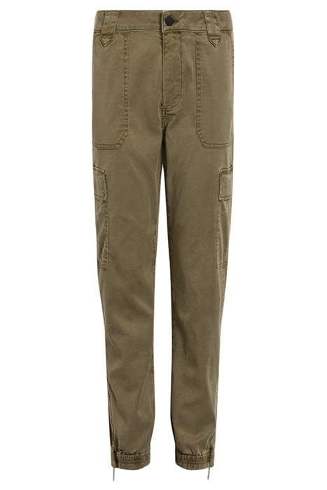 NOLA CARGO TROUSER DARK KHAKI GREEN 4