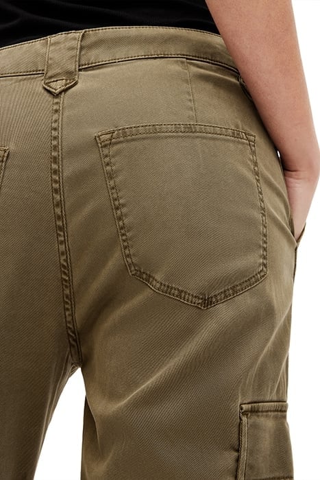 NOLA CARGO TROUSER DARK KHAKI GREEN 7