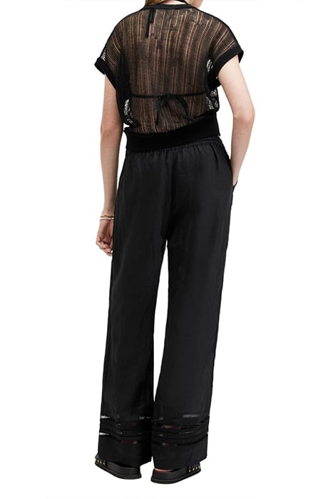 JADE LINEN TROUSER BLACK 3
