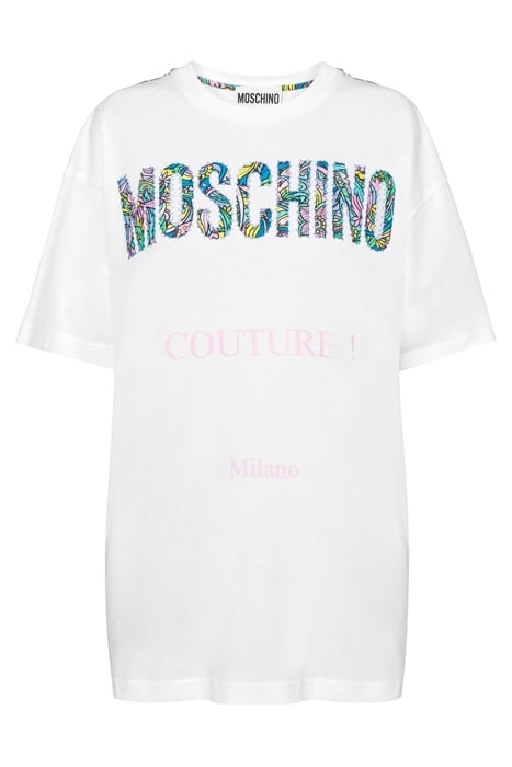 RETRÒ FLOWERS LOGO JERSEY T-SHIRT WHITE 3