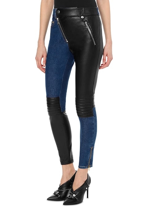 PATCHWORK TROUSERS BLUE 1