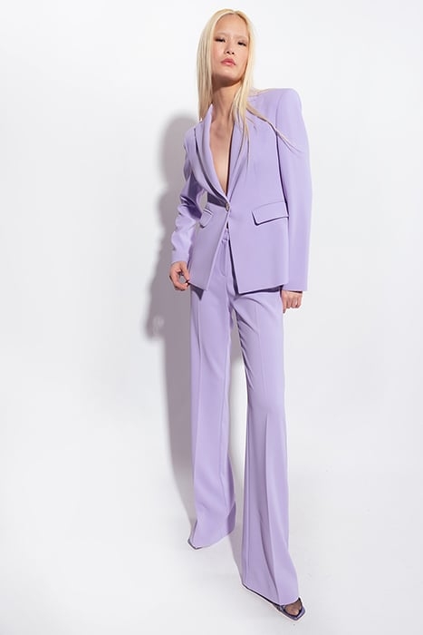 HULKA PANTALONE CREPE STRETCH LILAC DARK SORBET 5