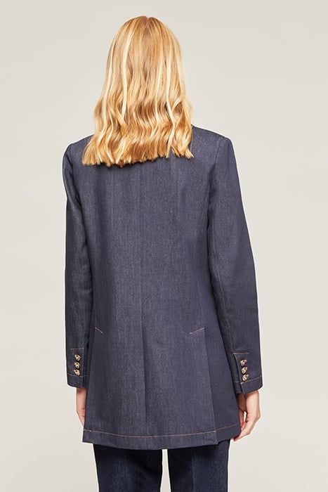 OVERSIZED DENIM BLAZER BLUE 2