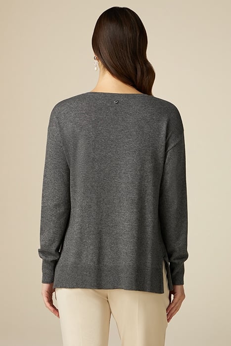 Wool blend sweater with crystals 2