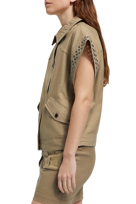 FESTIVAL JACKET WITH EYELETS LIGHT ARMY 6