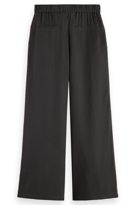 ELENI MULTICOLOUR PIPING PYJAMA PANT EVENING BLACK 4